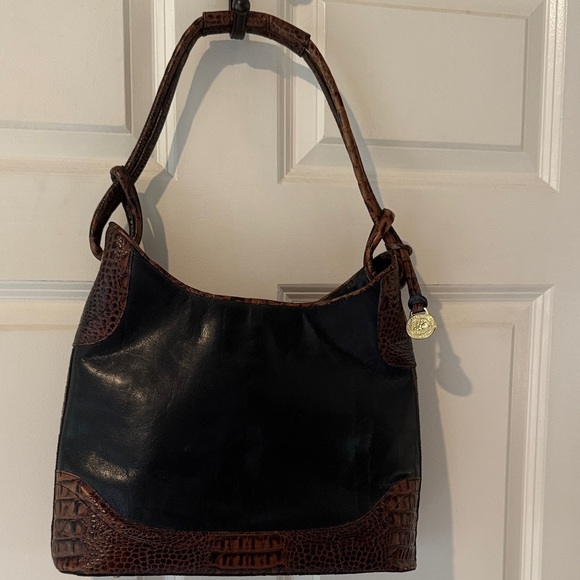 Brahmin Black and Brown Shoulder Bag - Picture 2 of 8